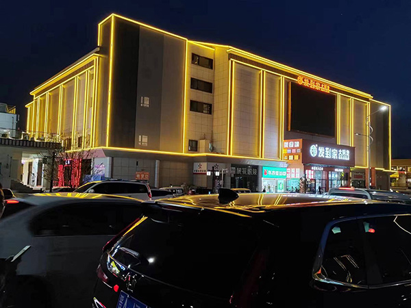 托克逊楼体亮化