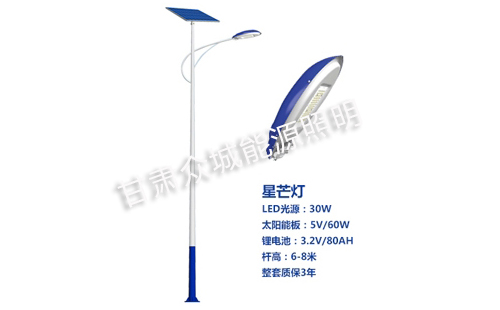 托克逊太阳能路灯核心技术参数解读 托克逊太阳能路灯核心技术参数解读